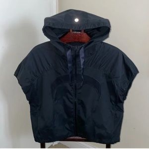 I am looking for Lululemon Black Vest/ sleeveless jacket Size 12 Run with it